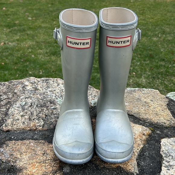 Hunter rain boots silver - Picture 4 of 15
